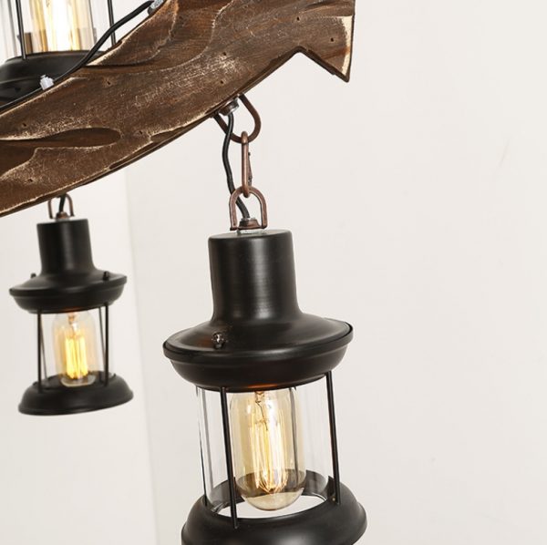 Vintage chandelier Industrial style pendant light